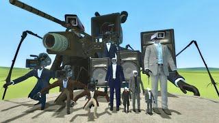 PLAYING AS CAMERAMAN VS SKIBIDI TOILET FAMILY In Garry's Mod!