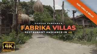 Fabrika Villas by Souq Pampanga Guagua in 4K | Ambiance with tour | Restaurant Dining Philippines