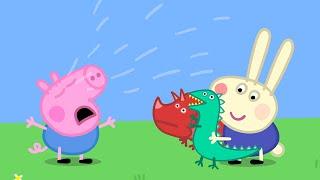 Richard Rabbit Comes To Play   Peppa Pig and Friends Full Episodes