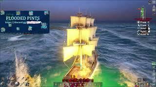 Atlas PVP Crimson/Skrw vs The Server -Flooded Pints-Ship PVP