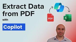Extract from PDF to Excel with Copilot  (So EASY)