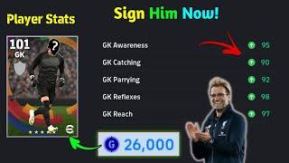 26,000 GP Only! Hidden Underrated GK In eFootball 2024 Mobile || Hidden Gems Gk In eFootball 2024