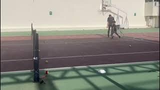 Practicing Tennis- Base Tennis academy - GAB