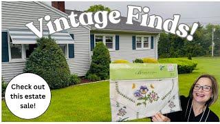 Estate Sale Success  - Vintage Haul!!