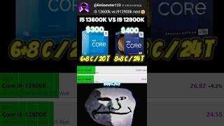 i5 13600k vs i9 12900k fps test#gaming #pc #fps #benchmark