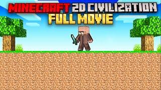 Minecraft but I survive in 2D CIVILIZATION [FULL MOVIE]