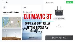 DJI Mavic 3T Drone Controller and Safety Settings #fyp