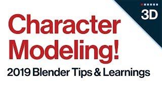 Character Modeling | 2019 Blender Tips for Beginners | TheNiceOnes 3D