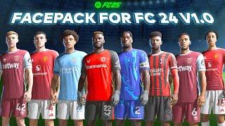 FC 25 Facepack For FC 24 V1 By Gamer Algorithm* Free* | Tutorial