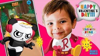 Valentine's Day Surprise Mystery Toys | BONUS Let's Play TAG WITH RYAN Game From Ryan's World!!