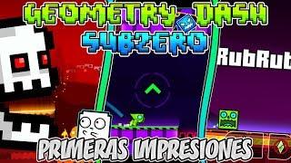 MI PRIMERA VEZ JUGANDO TODO GEOMETRY DASH SUBZERO ¡IMPRESIONANTE! | VRO