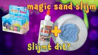 Magic sand slijm - Slijmt dit? zand en lijm????