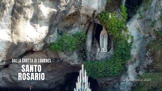 SANTO ROSARIO da Lourdes - misteri luminosi - 29/02/2024