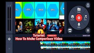 Editing Tutorial‼️How To Make Comparison Video With Kinemaster and Pixelab!!!