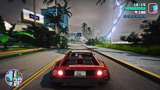 GTA Vice City: Remastered 2023 Gameplay Next-Gen Ray Tracing Graphics on RTX 3090 / GTA 5 PC MOD