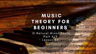 G Natural Minor Scale You Should Know | Lesson 82 | Part 6/9 #shorts #viral #trending #tiktok #mp8
