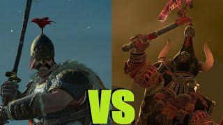 Жар-клинки Дажа vs Бессмертные: Total War Warhammer 3. Immortal Empires. тесты юнитов v 4.2.1