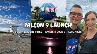 Seeing Our First Rocket Launch! SpaceX Falcon 9 Mission | What an Incredible Evening!