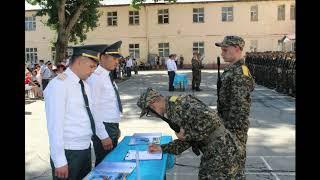 Алматы қаласы 5571 әскери бөлімі 1-2019 жылғы шақырылым сарбаздарының Әскери ант қабылдауы