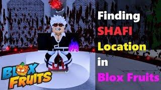 Where is Shafi in Blox Fruits | Shafi - The Sanguine Art Teacher Location #roblox #bloxfruits