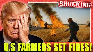 U.S. Farmers Turn Arsonists: 10 States Watch Their Farms Go Up in Flames!