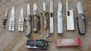 Mini Switchblade / Lighter / Balisong / Keychain Knife Collection