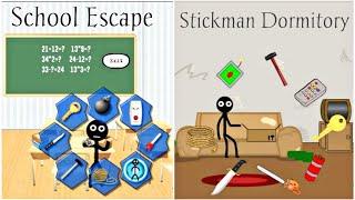 Stickman Dormitory Escape & Stickman School Escape Gameplay (Starodymov Games)