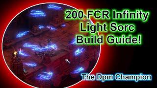 D2R 200% FCR Infinity Light Sorc Build - Fast, Fun, Effective MFing