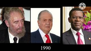 Timeline of presidents and king of Spain and Equatorial Guinea and Cuba