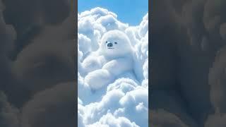 Cute cloud animals are happy #kidsvideo #kids #bear #cute #puppy #sky #cloud #apt # #pop #singer