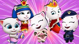 Talking Tom Splash Force All Angela all Worlds GAMEPLAY