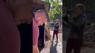 Volunteer 🪵 #animals #shelter #vlog #ukraine #volonter #volunteer #firewood #help