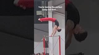 I had a PERFECT comp till this moment  #fails #gymnastics #gymnast #gymnasticskids