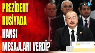 Prezident İlham Əliyev mühüm toplantıda: Rusiyada nələr danışıldı?