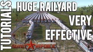 How to make a Huge Railyard | Tutorial | Workers & Resources: Soviet Republic