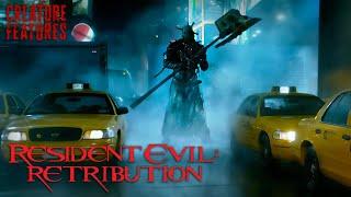 Twin Zombie Axemen Attack In New York  | Resident Evil: Retribution | Creature Features