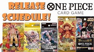 The Complete One Piece TCG Buyer's Guide - Full Release Schedule! BIG Update! (One Piece TCG News)