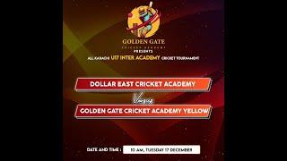 GOLDAN GATE C A PRESENTS ALL KARACHI U17 INTER ACADEMY CRICKET TOURNAMENT MATCH NO 4 AR PRODUCTION