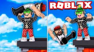 ROBLOX CARRYING AND THROWING PEOPLE FROM THE CLIFF SIMULATOR