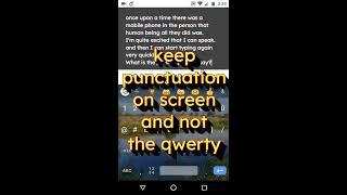 Better Voice Typing on Mobile especially with Punctuation