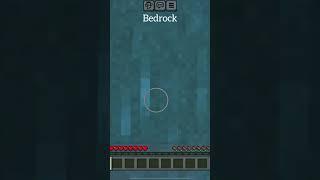 Clutches in Minecraft Java vs Bedrock #shorts #minecraft