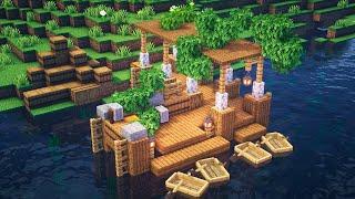 Very Nice Boat Mooring Idea In Minecraft (Tutorial)