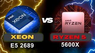 XEON E5 2689 ou RYZEN 5 5 5600x ! QUAL É MELHOR EM JOGOS ?