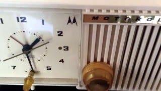 Sophisticated Ivory Retro Jetsons Motorola AM Clock radio