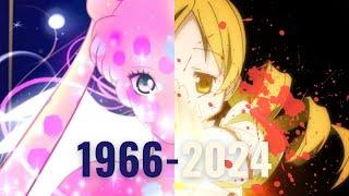 Evolution of Magical Girl Transformations