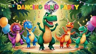 Dancing dino party || cartoon | nursery rhymes & kids song | english poem | nursery poem