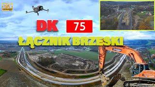 DK75 | Łącznik Brzeski | Pogoda nie rozpieszcza | State Road no 75 | Poland under construction