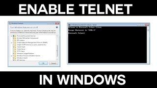 How to Enable the Telnet Command in Windows