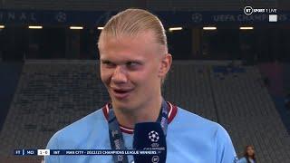 "I Still Have That Balotelli Jersey..."  Shots Fired From Erling Haaland!  #UCLFinal