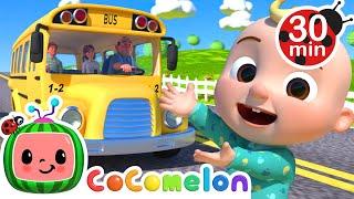 Wheels on the Bus | @CoComelon Nursery Rhymes & Kids Songs | Best Cars & Truck Videos for Kids